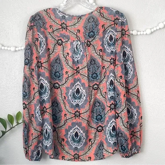 Cooper St Viva Sheer Floral Paisley Print Top - Picture 9 of 9